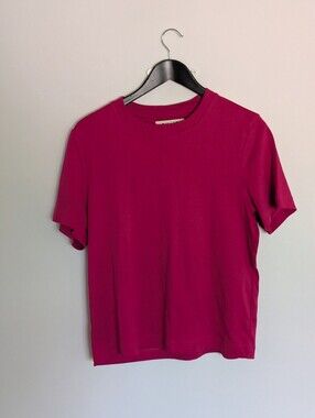 nu-in Magenta Pink 100% Cotton Crewneck Short Sleeve Tee XL